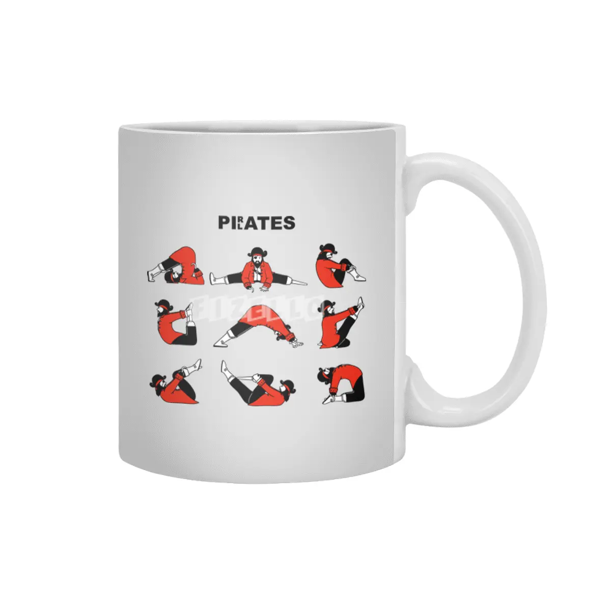 Pirates? Pilates! Beyaz Kupa
