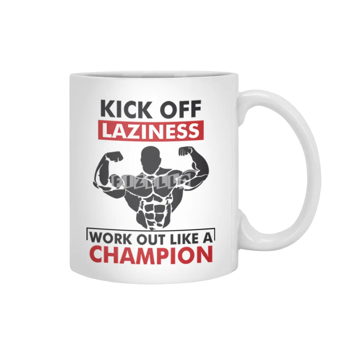 KICK OFF LAZINESS Beyaz Kupa