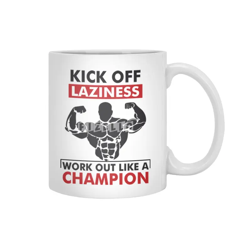 KICK OFF LAZINESS Beyaz Kupa