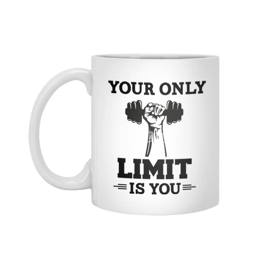 YOUR ONLY LIMIT IS YOU Beyaz Kupa