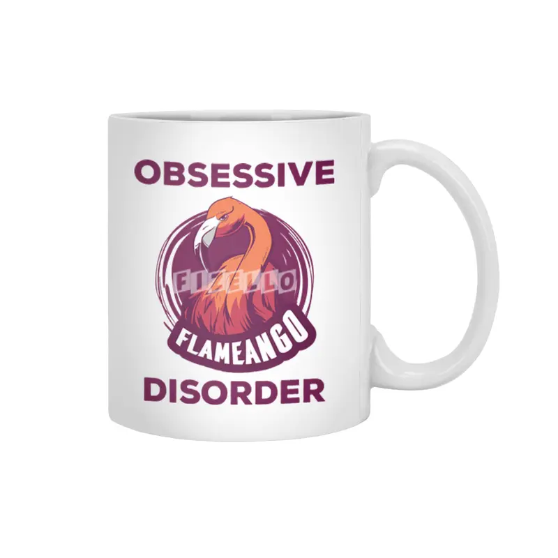 Obsessive Flamingo Disorder Beyaz Kupa