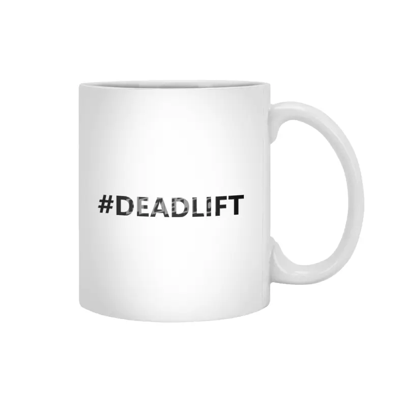 Hash Deadlift - Powerlifting Black Beyaz Kupa