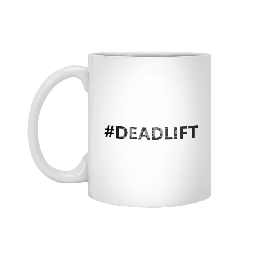 Hash Deadlift - Powerlifting Black Beyaz Kupa
