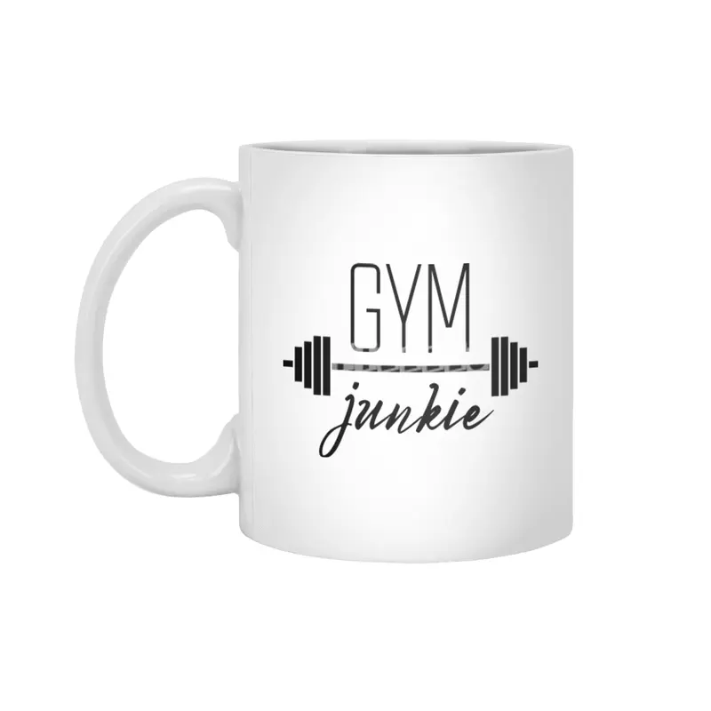 Gym Junkie Beyaz Kupa