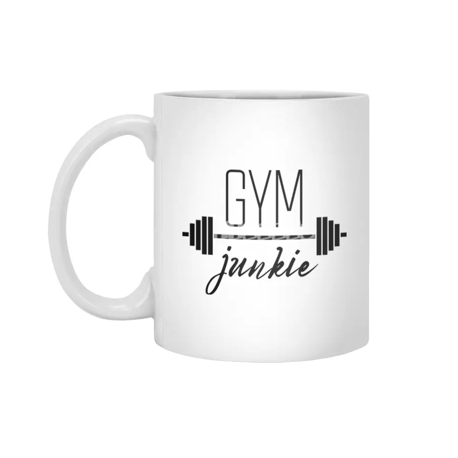 Gym Junkie Beyaz Kupa