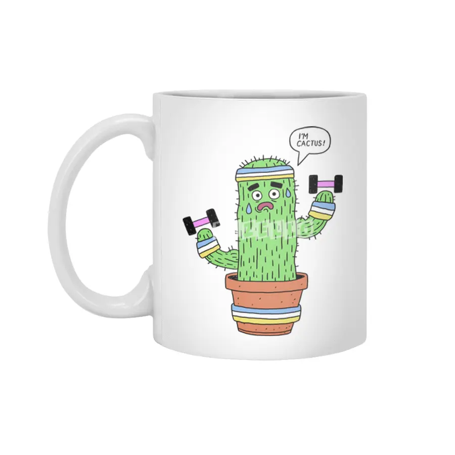 Cactus Cactus Beyaz Kupa