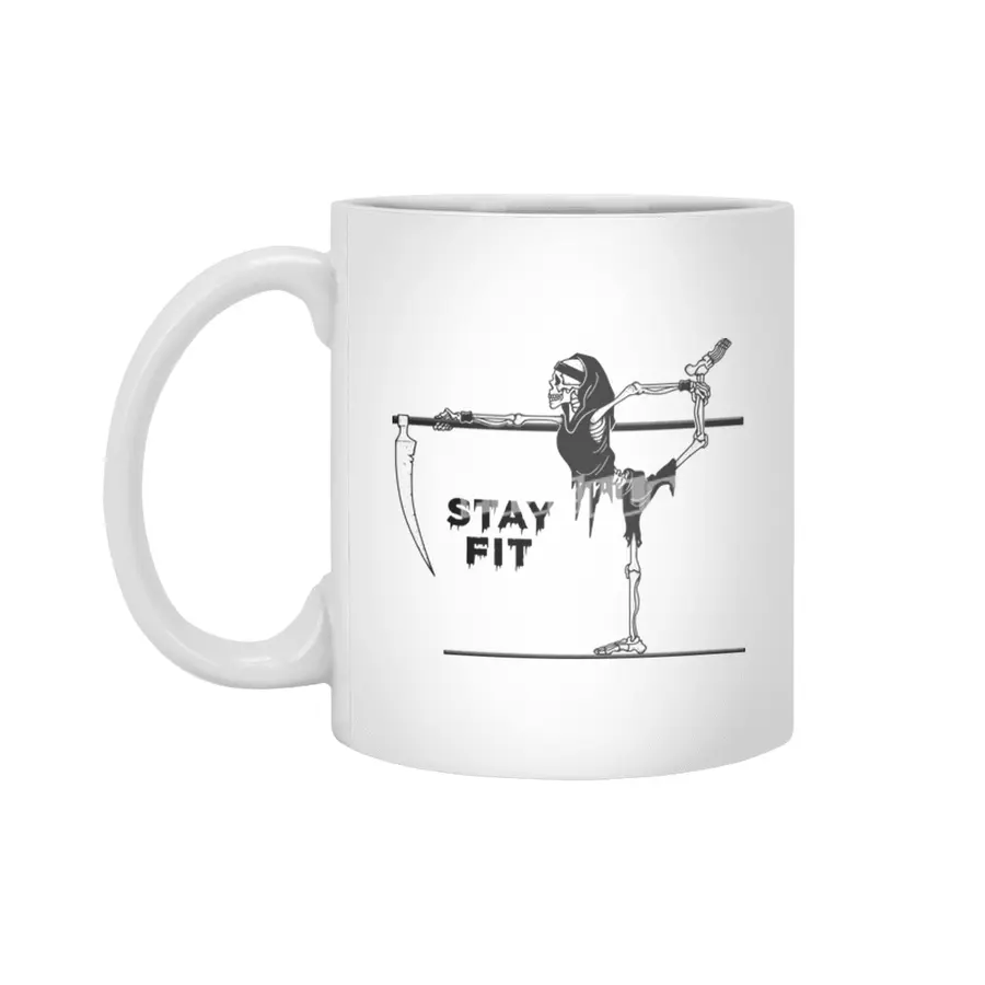 Stay Fit! Beyaz Kupa