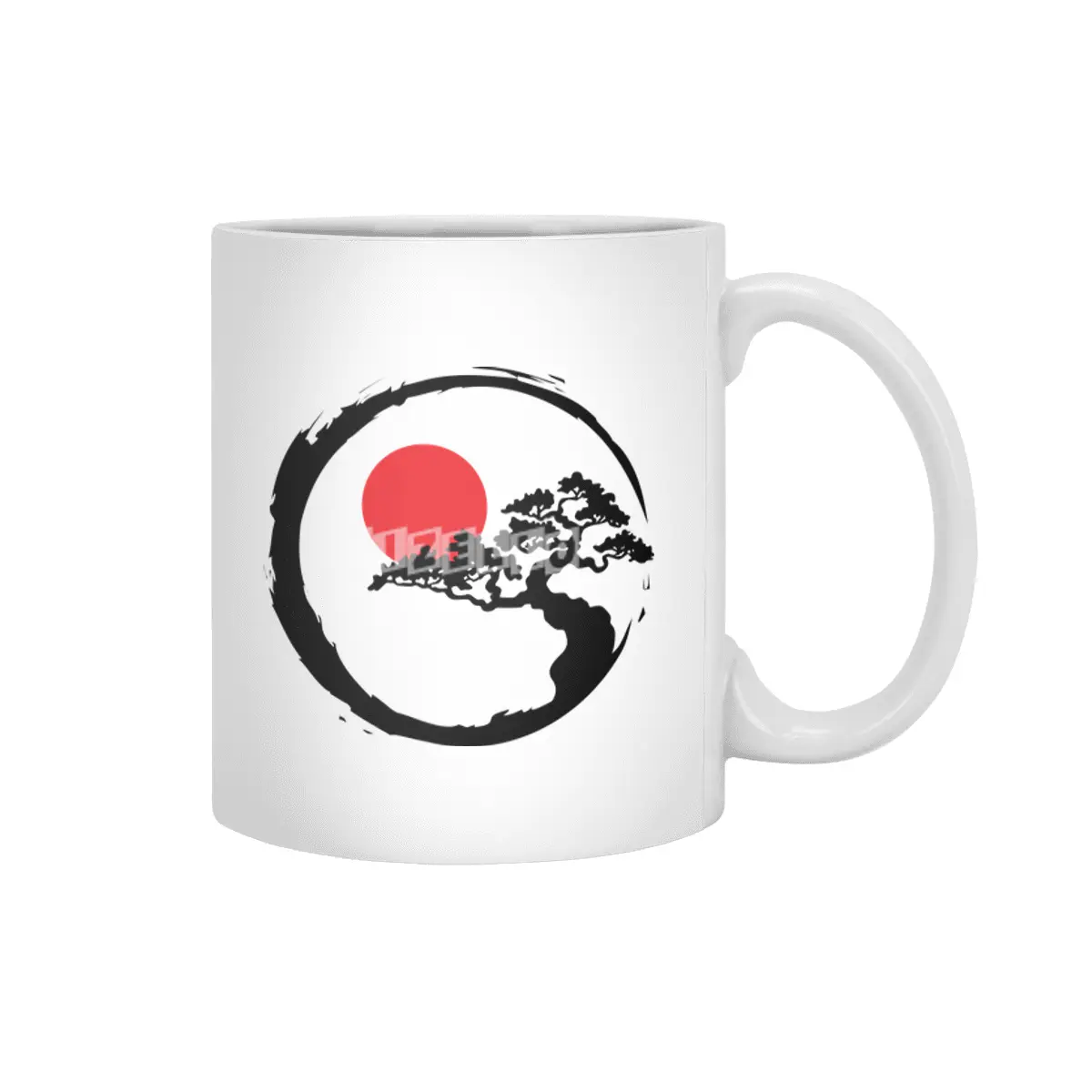 Enso Bonsai Tree Beyaz Kupa