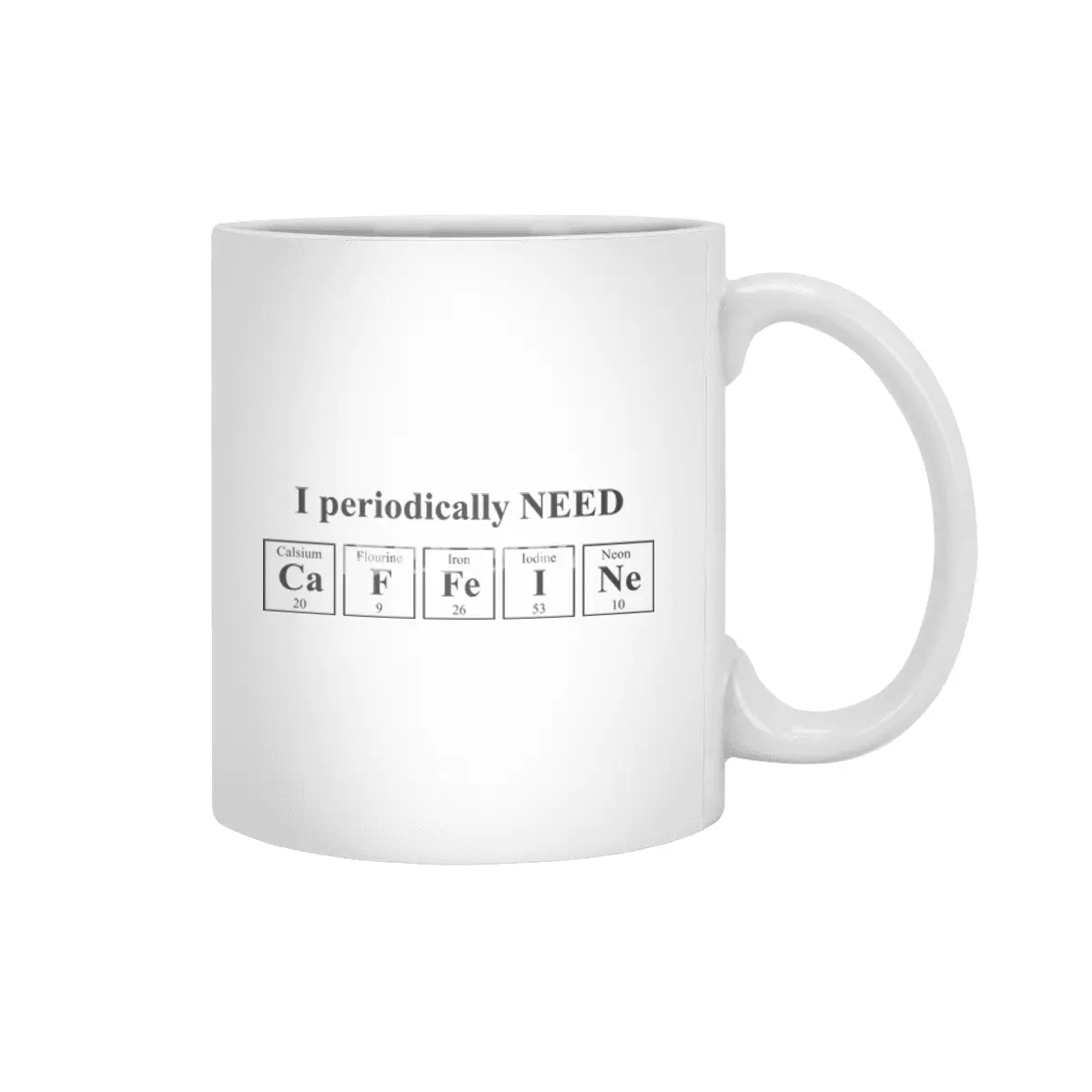 I periodically NEED Coffee Beyaz Kupa