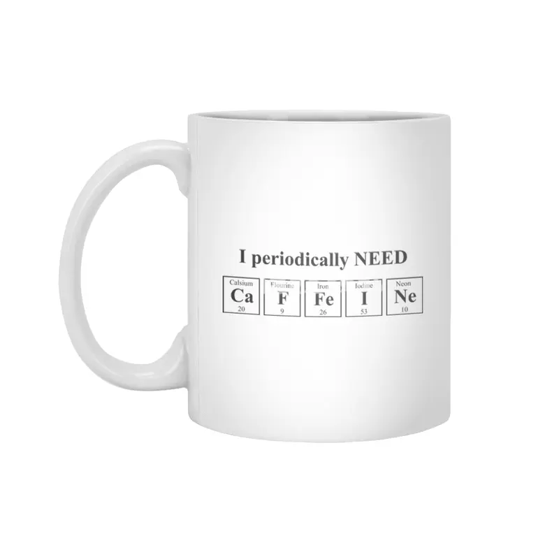 I periodically NEED Coffee Beyaz Kupa