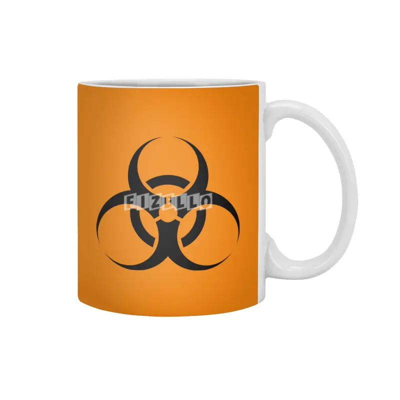 Biohazard Beyaz Kupa