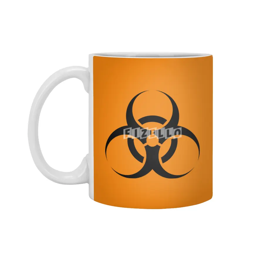 Biohazard Beyaz Kupa