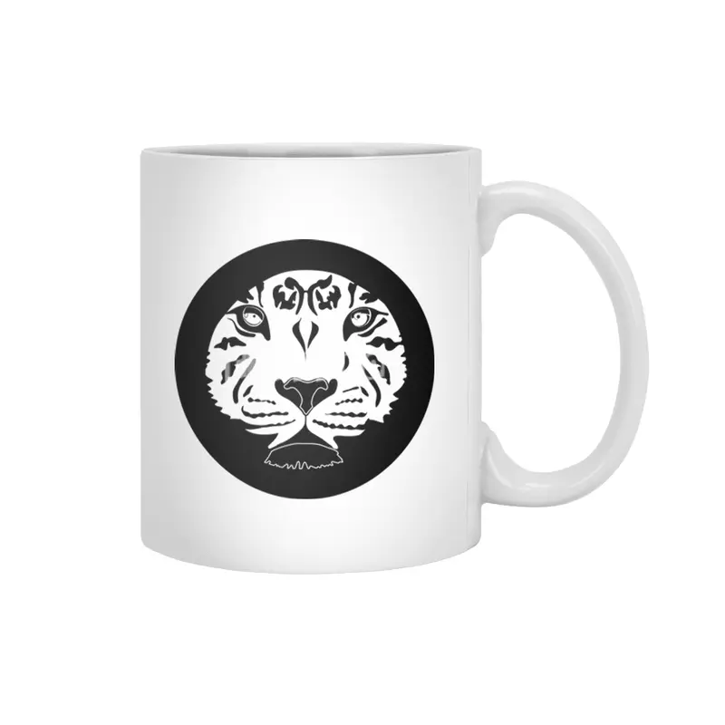 Tiger face Beyaz Kupa