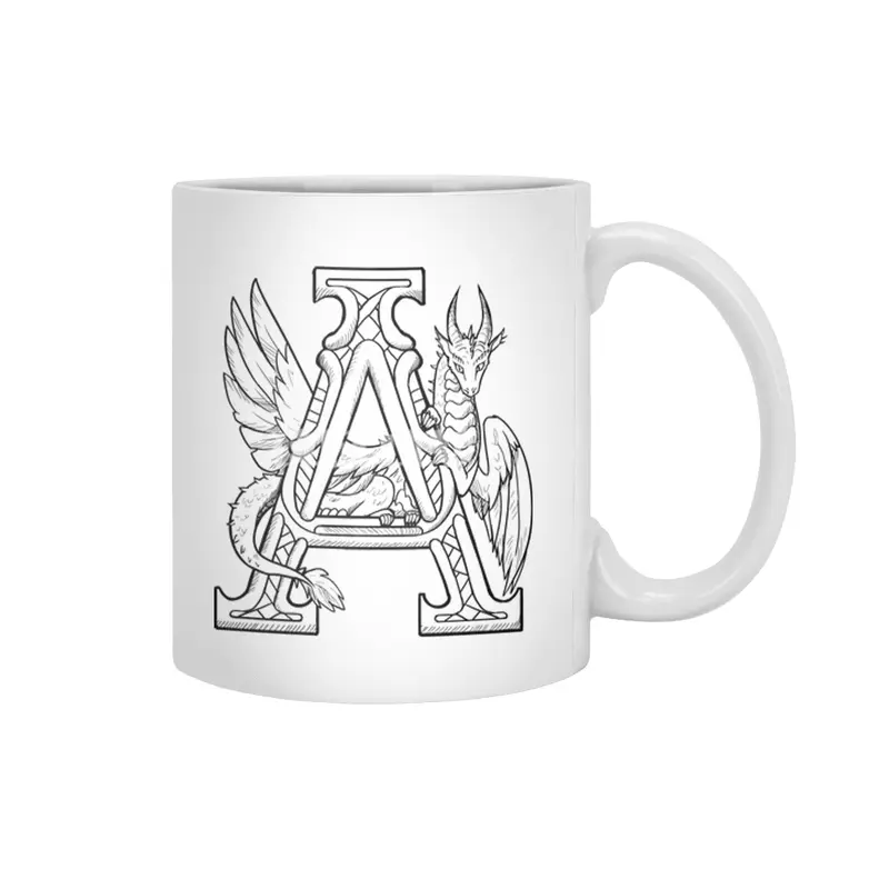 A Dragon Alphabet Beyaz Kupa