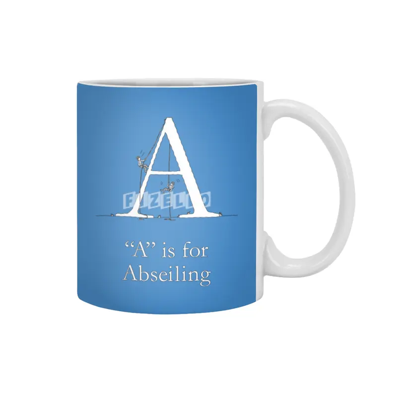 A is for Abseiling Beyaz Kupa