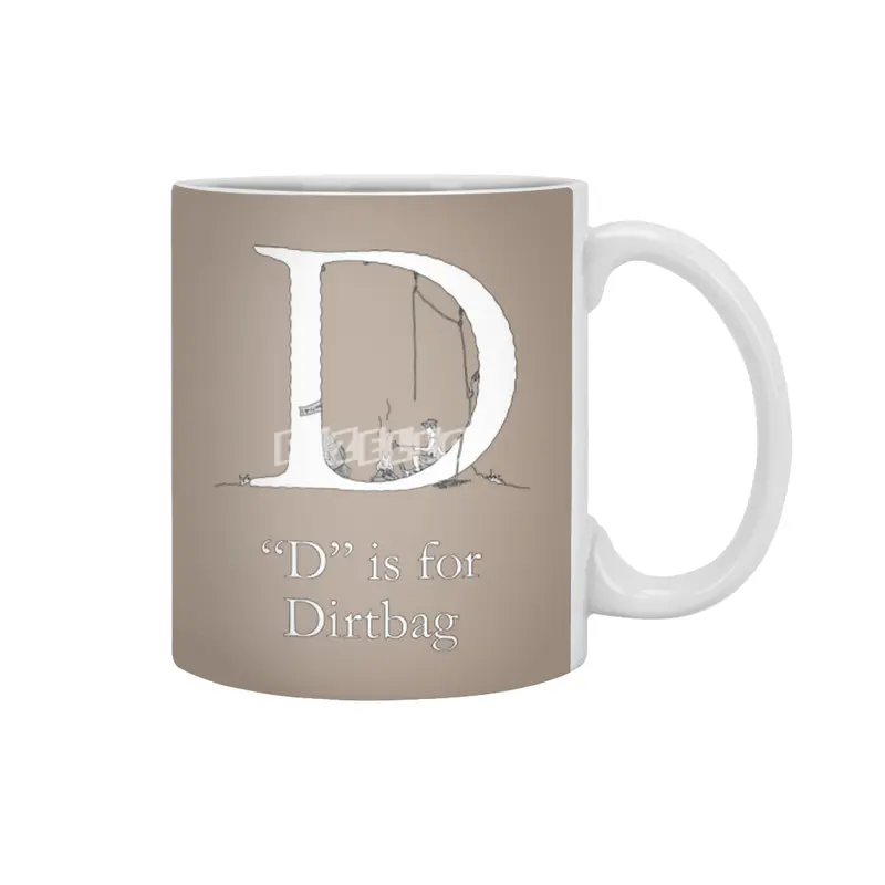 D is for Dirtbag Beyaz Kupa