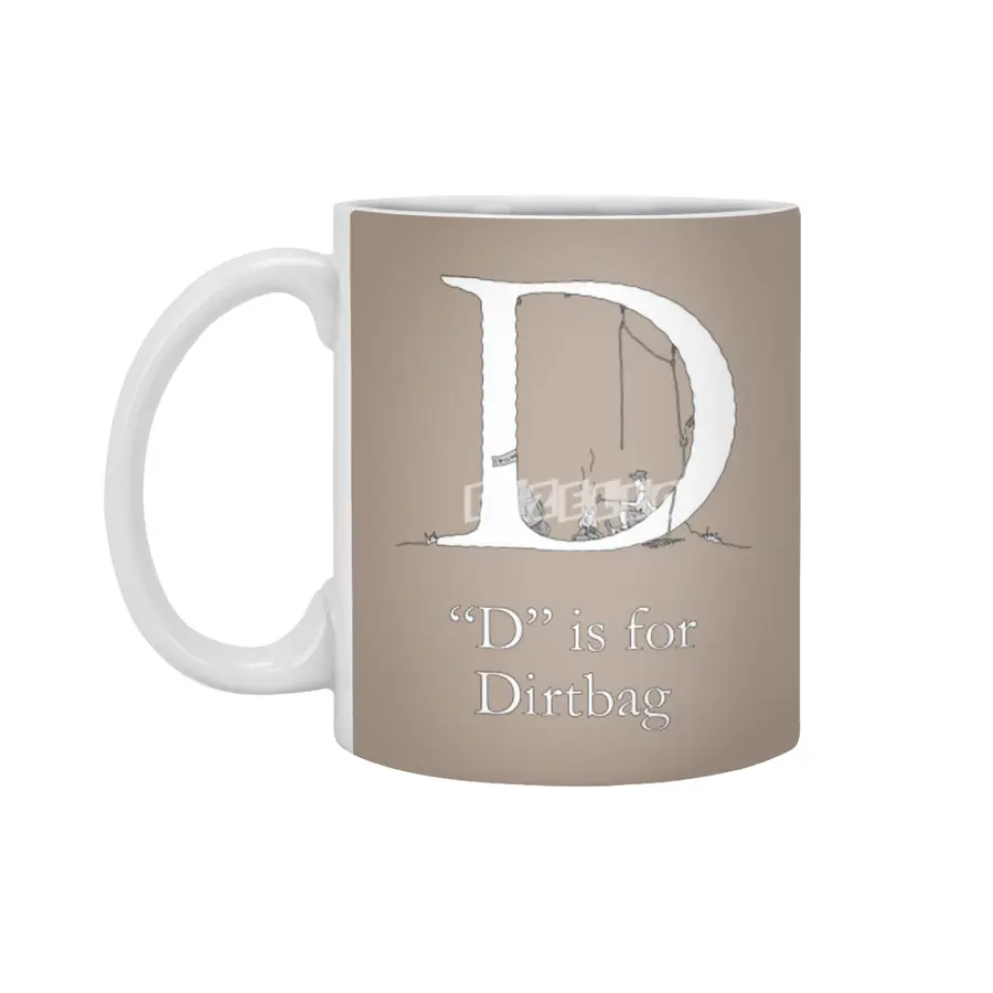 D is for Dirtbag Beyaz Kupa