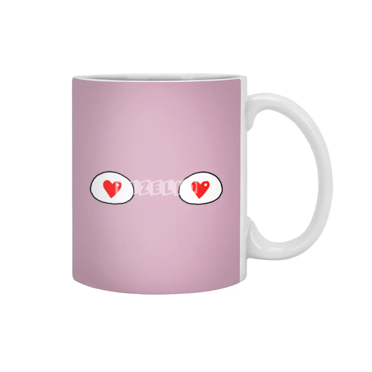 Cartoon Eyes - Hearts Beyaz Kupa