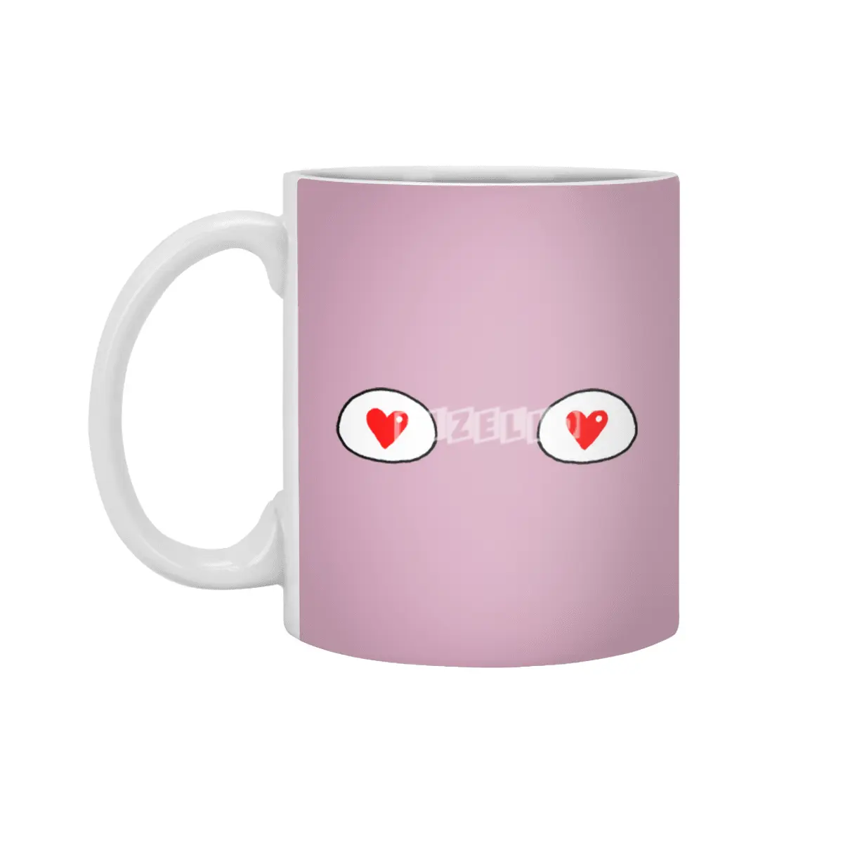 Cartoon Eyes - Hearts Beyaz Kupa