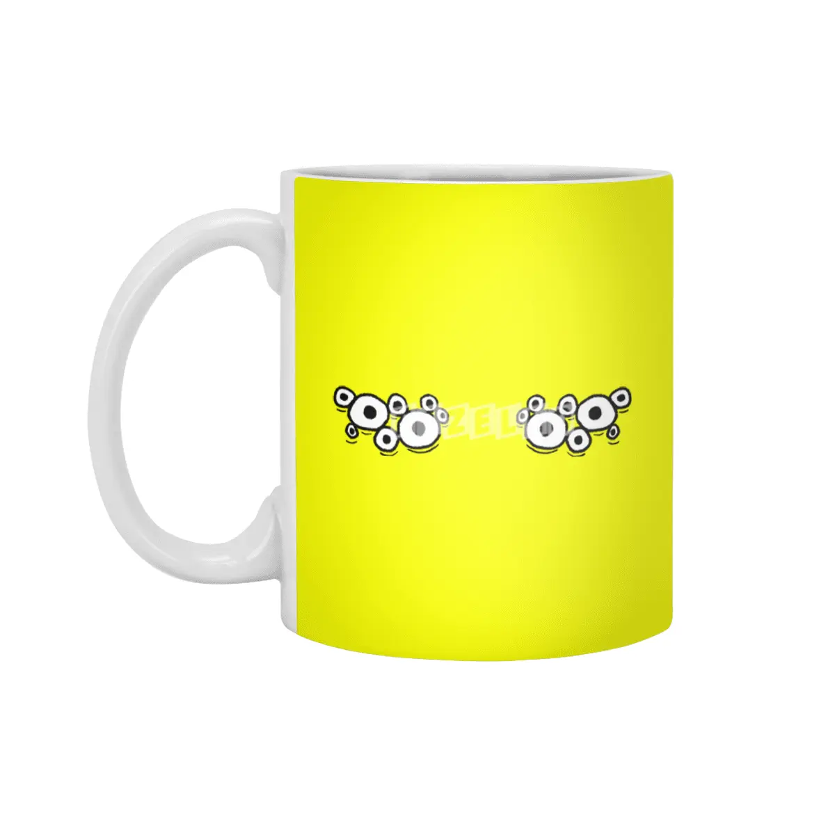 Cartoon Eyes - Spider Monster Face Beyaz Kupa