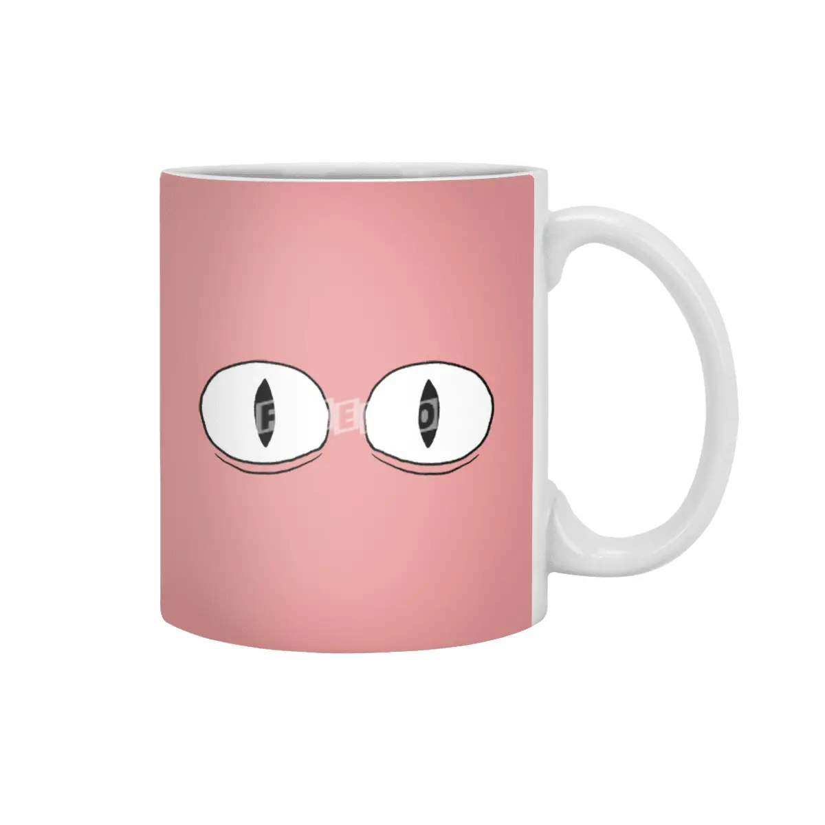 Cartoon Eyes - Surprised Face Beyaz Kupa