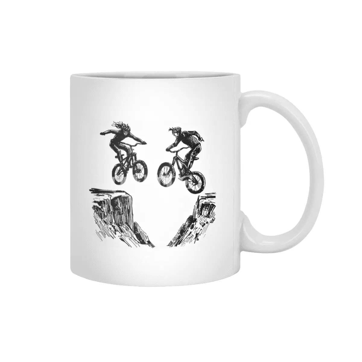 Cliff Bike Jump Beyaz Kupa