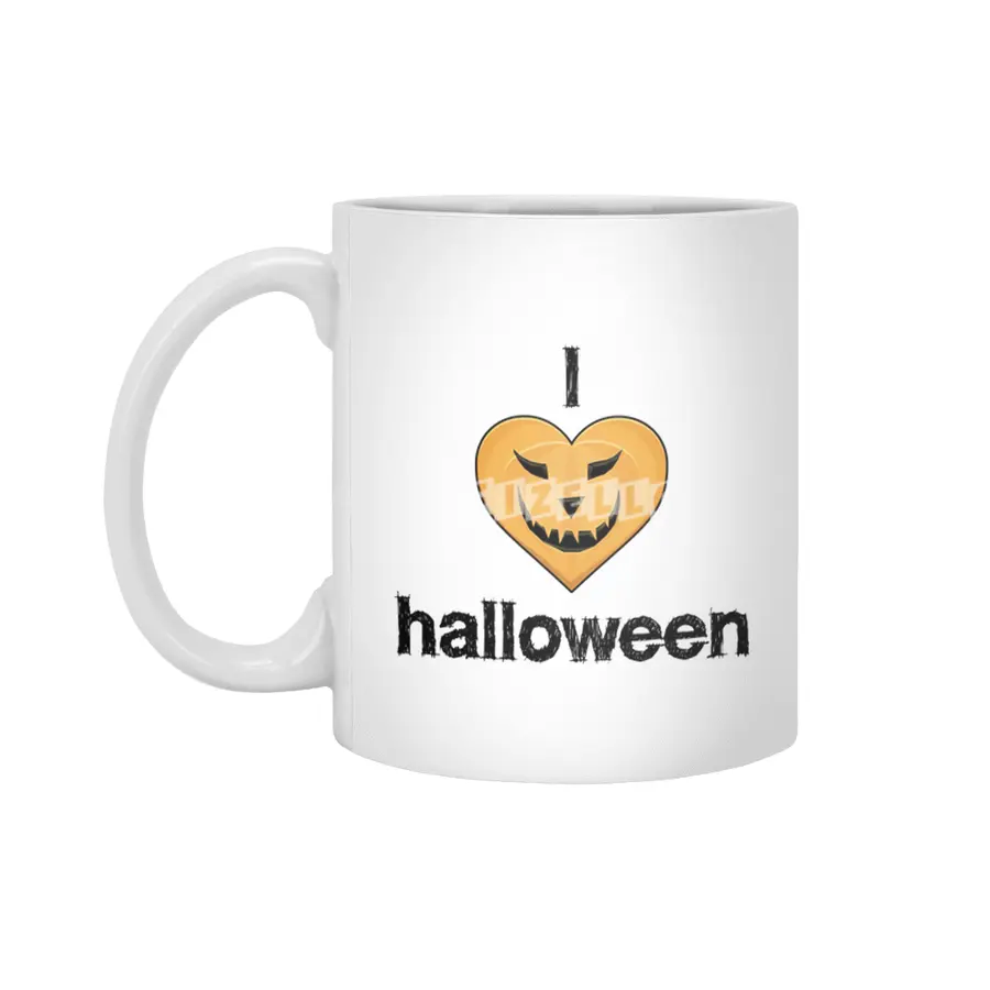 I Love Halloween Beyaz Kupa