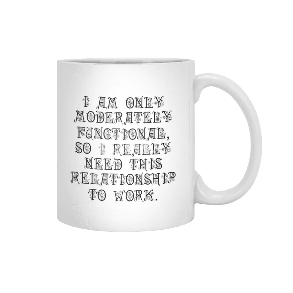 Moderately Functional Beyaz Kupa