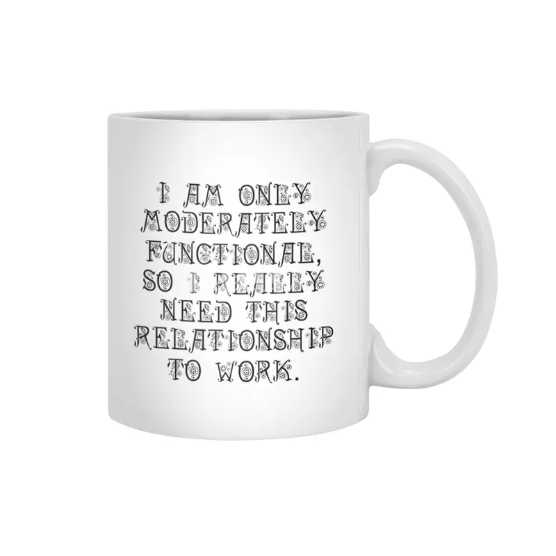 Moderately Functional Beyaz Kupa