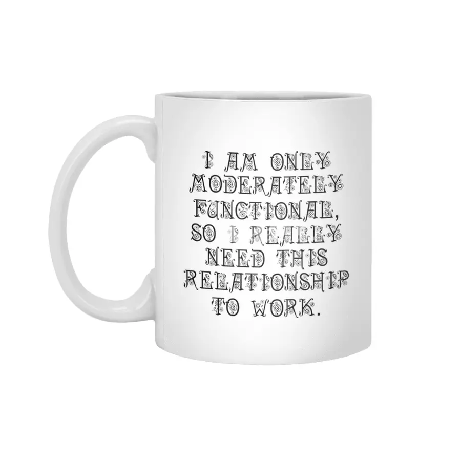 Moderately Functional Beyaz Kupa