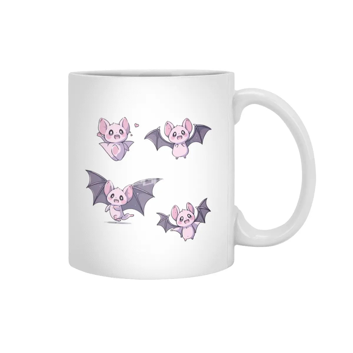 Cute Bat Beyaz Kupa