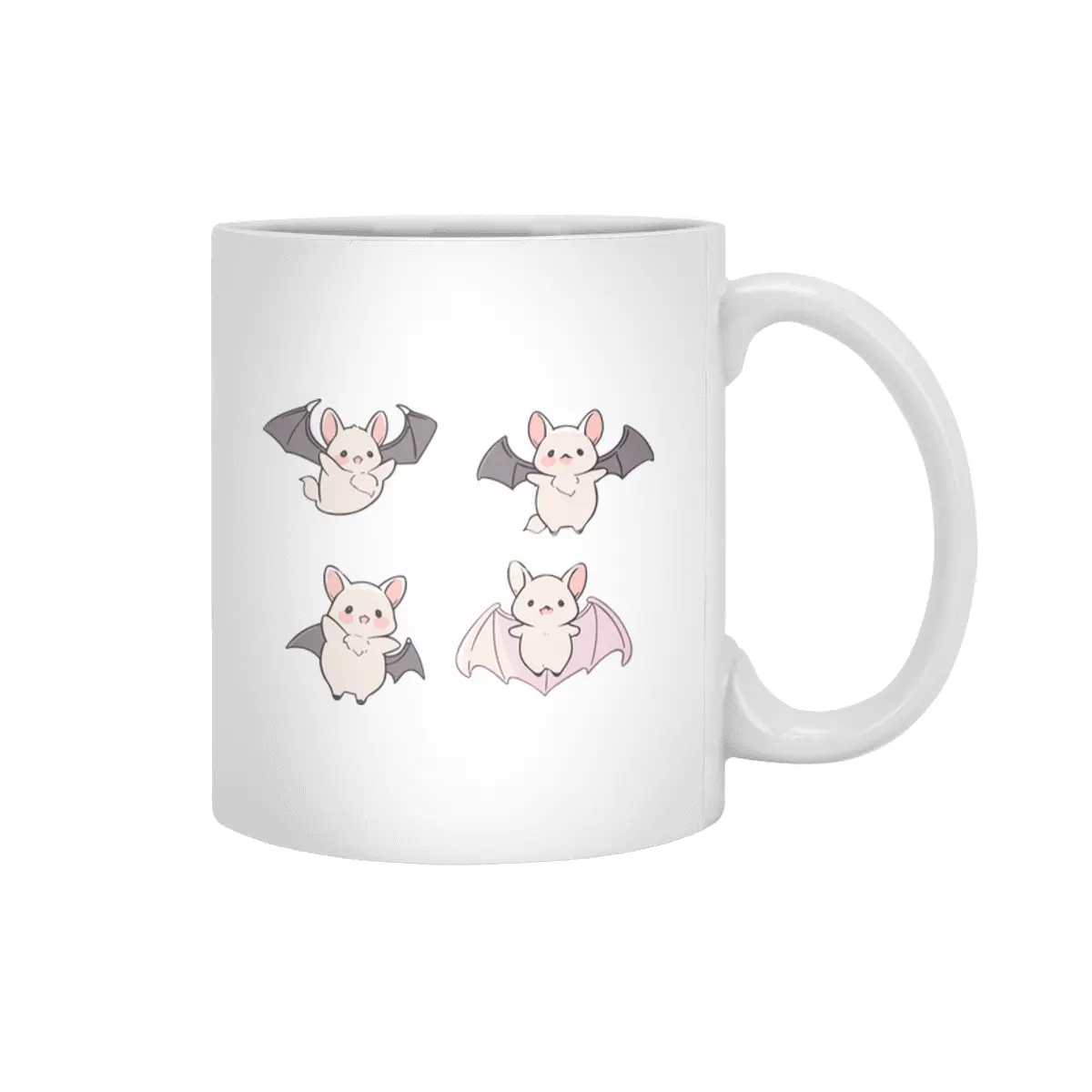 Cute Bat Beyaz Kupa