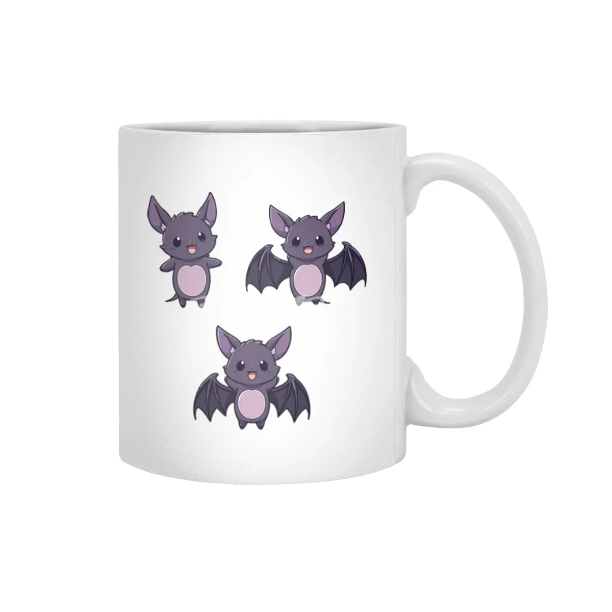 Cute Bat Beyaz Kupa