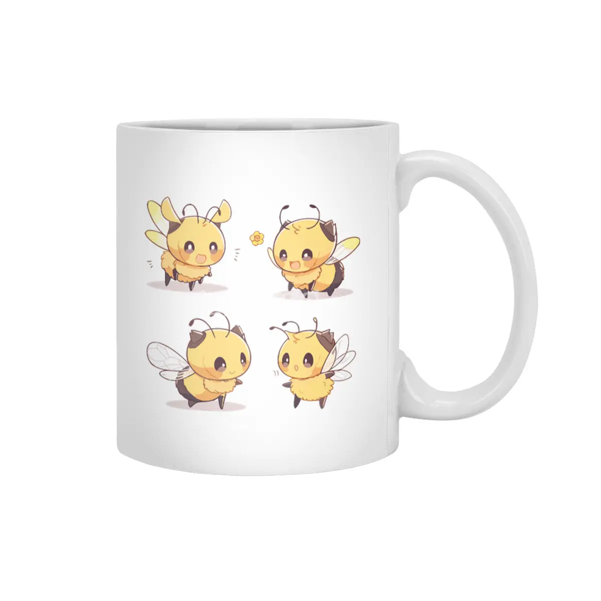 Cute Bee Beyaz Kupa