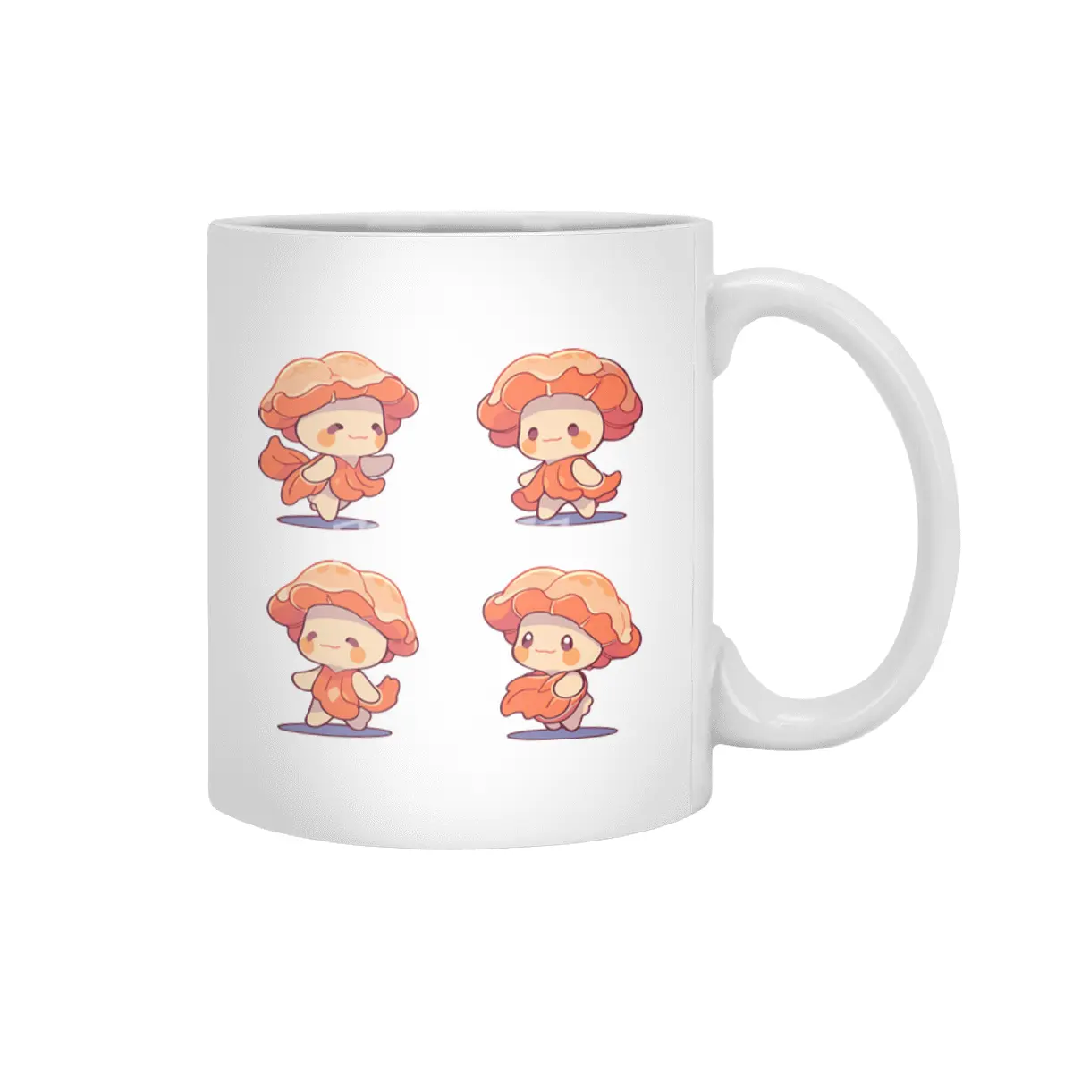 Cute Coral Beyaz Kupa
