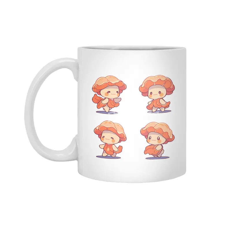 Cute Coral Beyaz Kupa