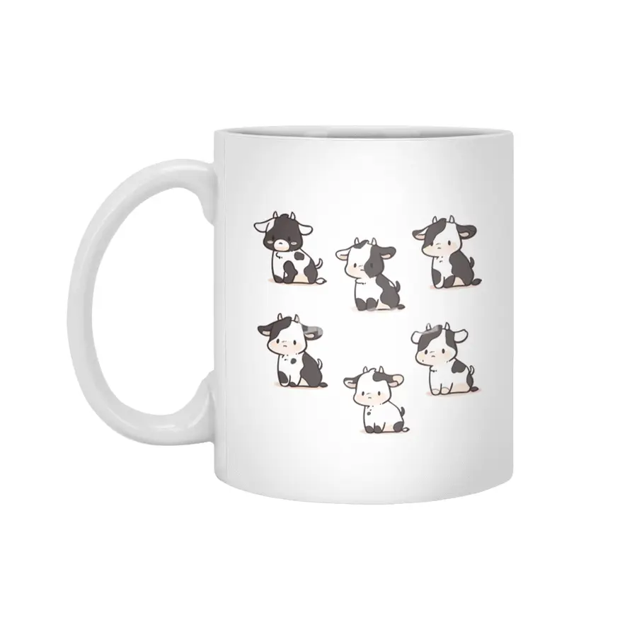 Cute Cows Beyaz Kupa