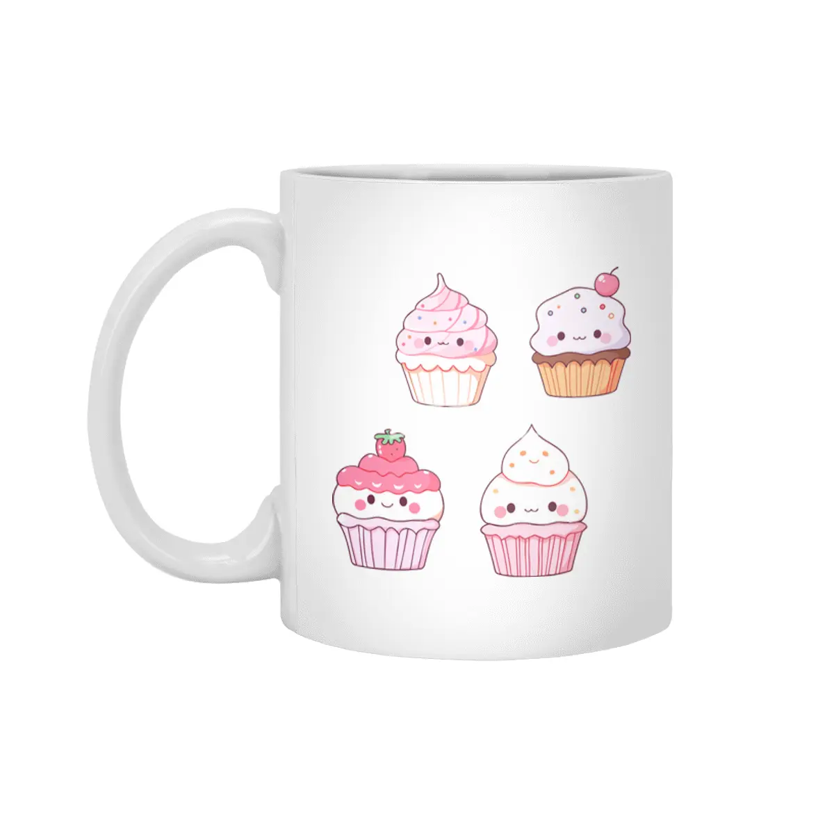 Cute Cupcake Beyaz Kupa