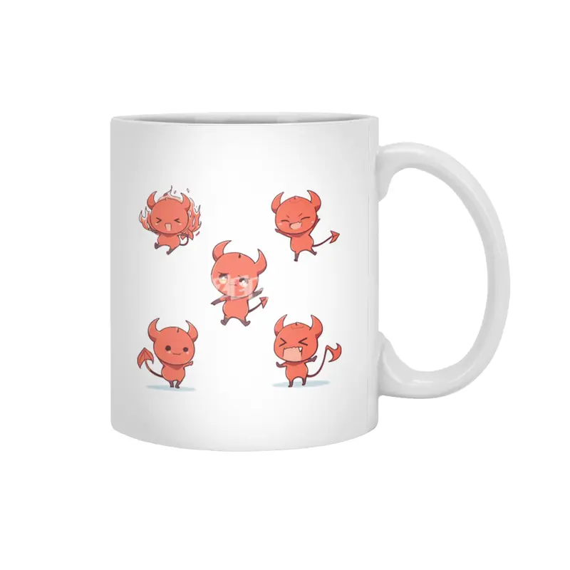 Cute Devil Beyaz Kupa