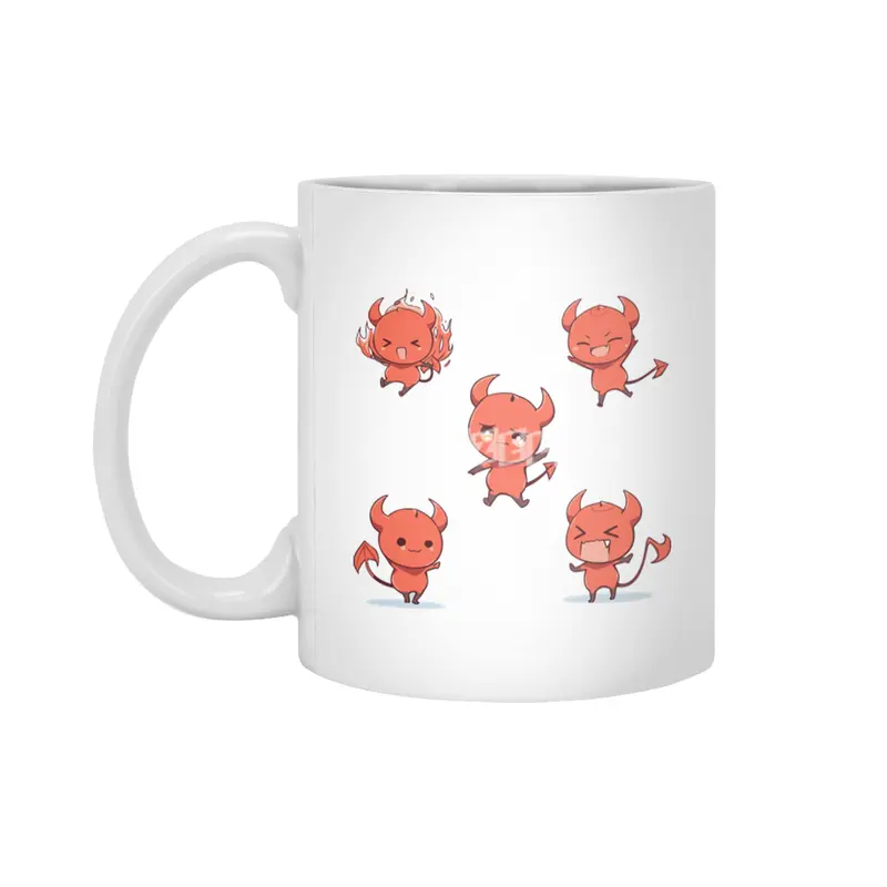 Cute Devil Beyaz Kupa
