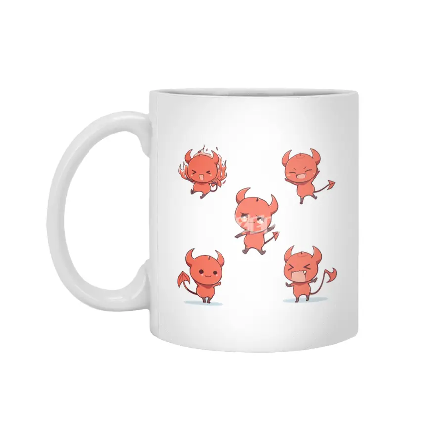 Cute Devil Beyaz Kupa