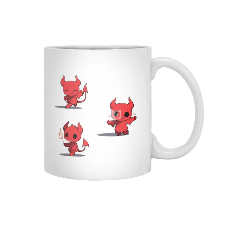 Cute Devil Beyaz Kupa
