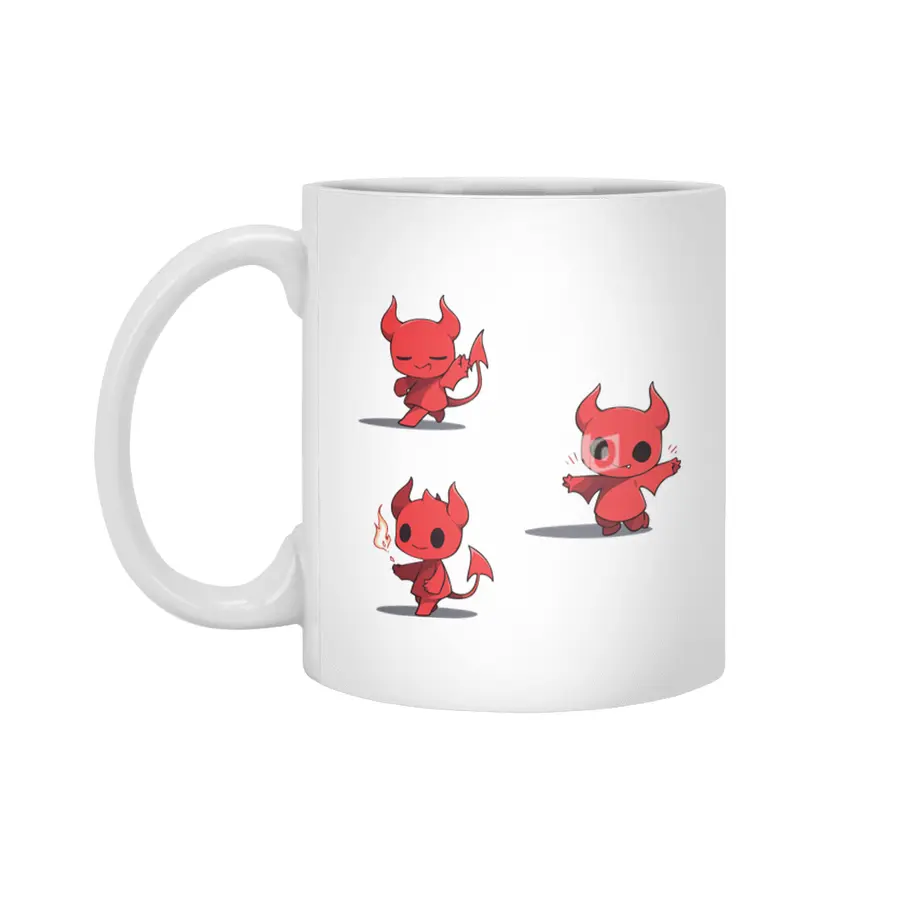 Cute Devil Beyaz Kupa