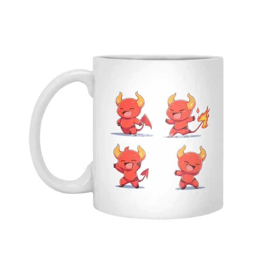 Cute Devil Beyaz Kupa