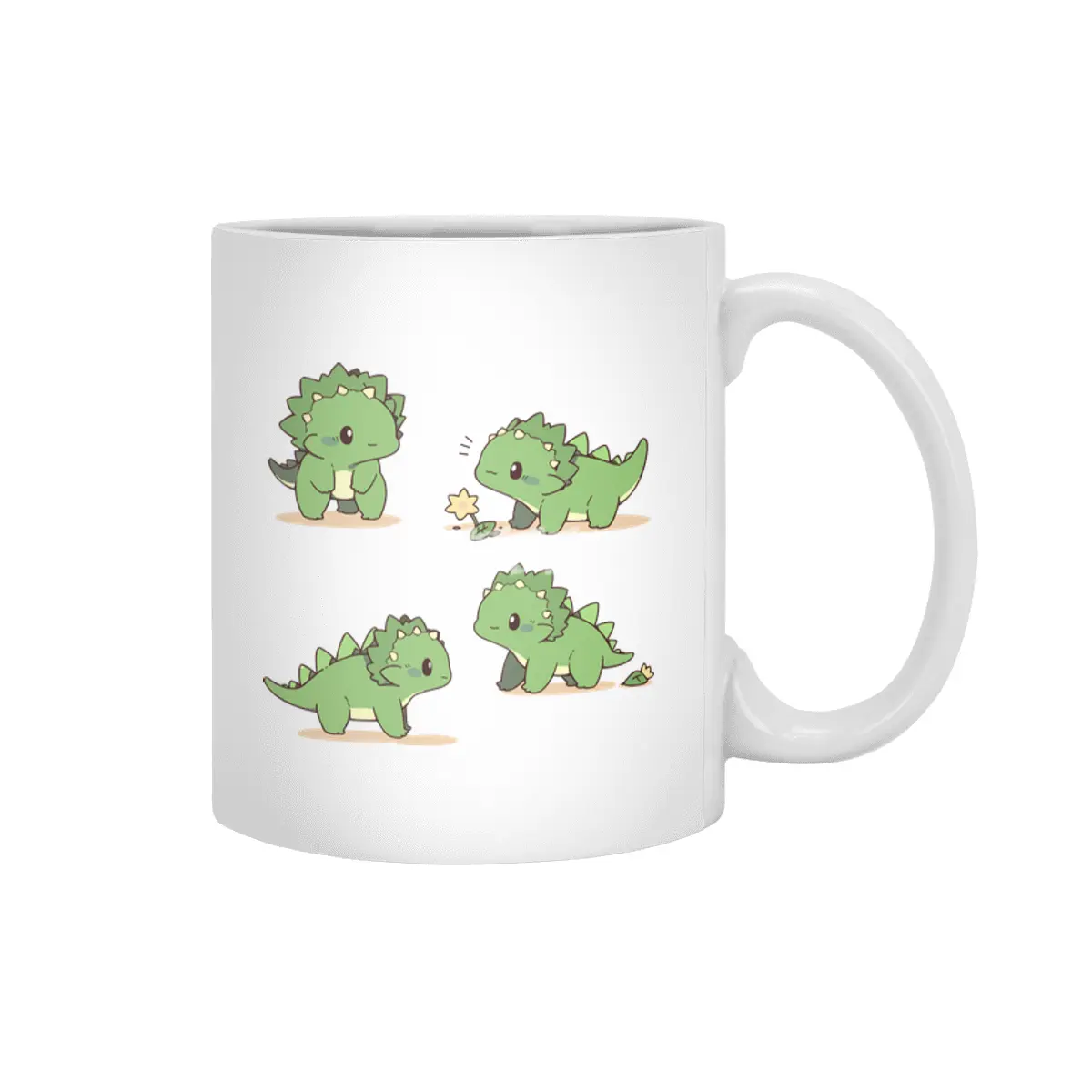 Cute Dinosaurs Beyaz Kupa