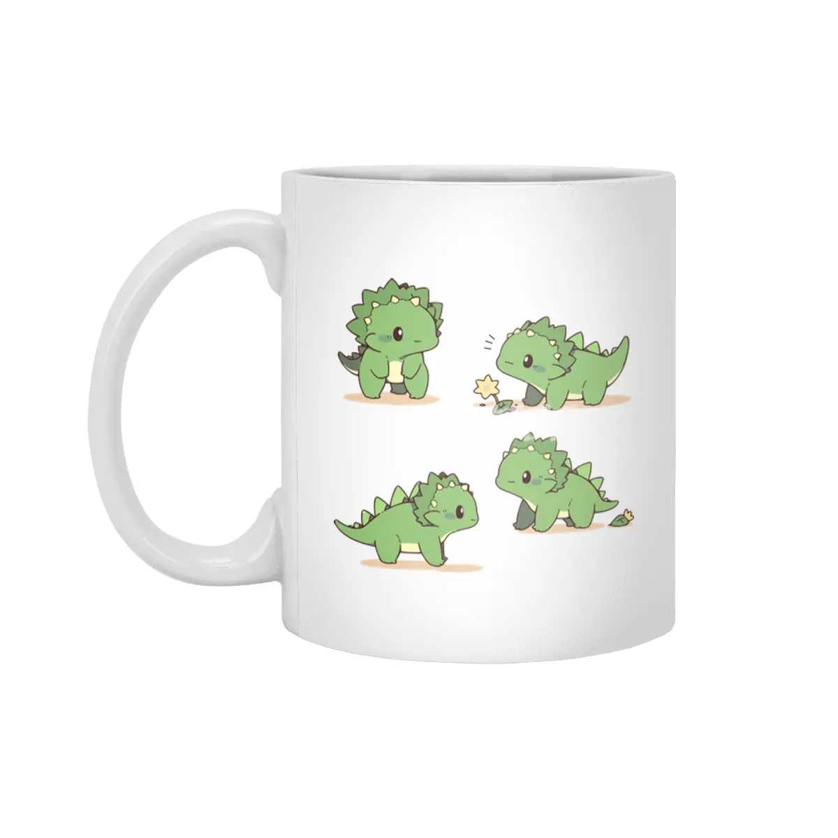 Cute Dinosaurs Beyaz Kupa