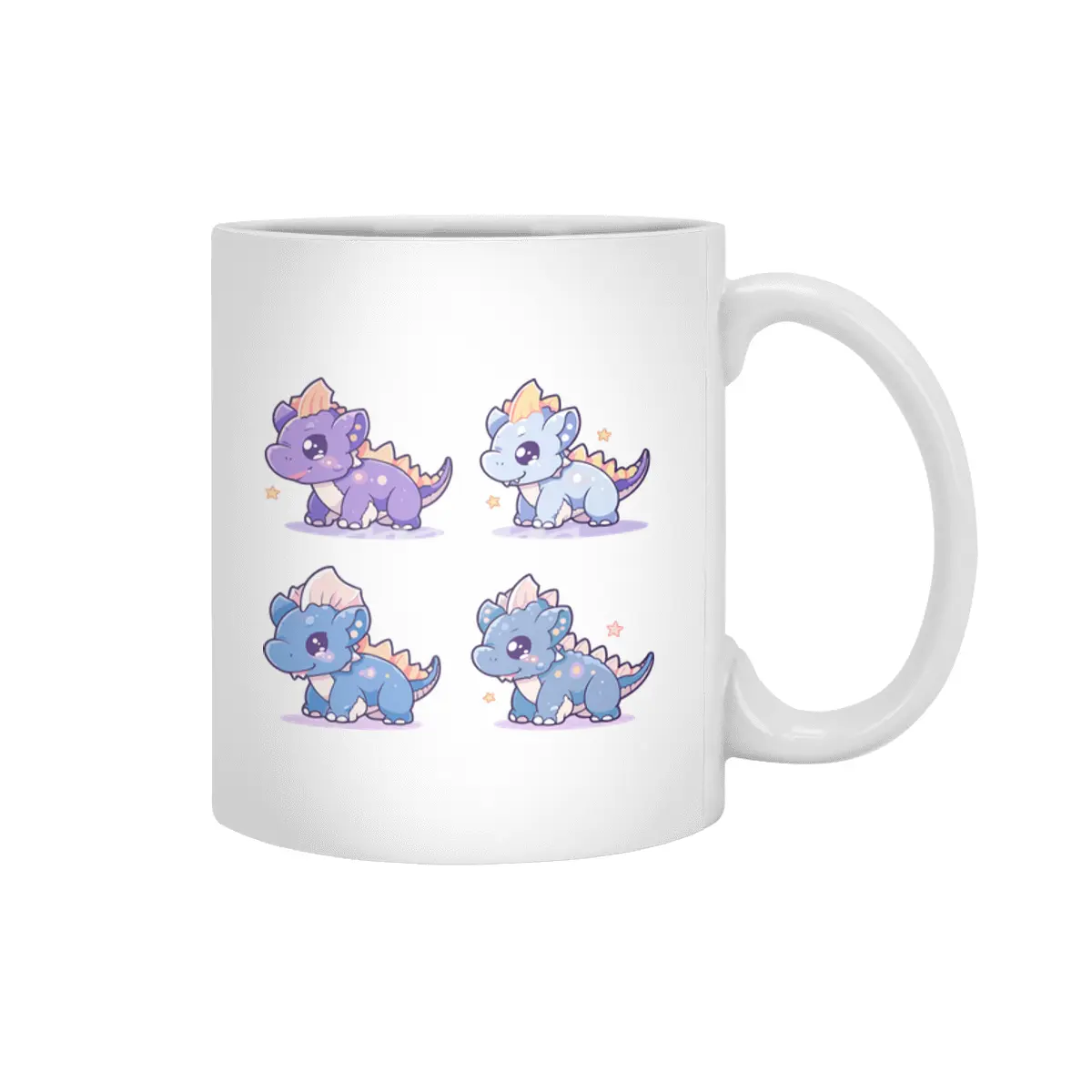 Cute Dinosaurs Beyaz Kupa
