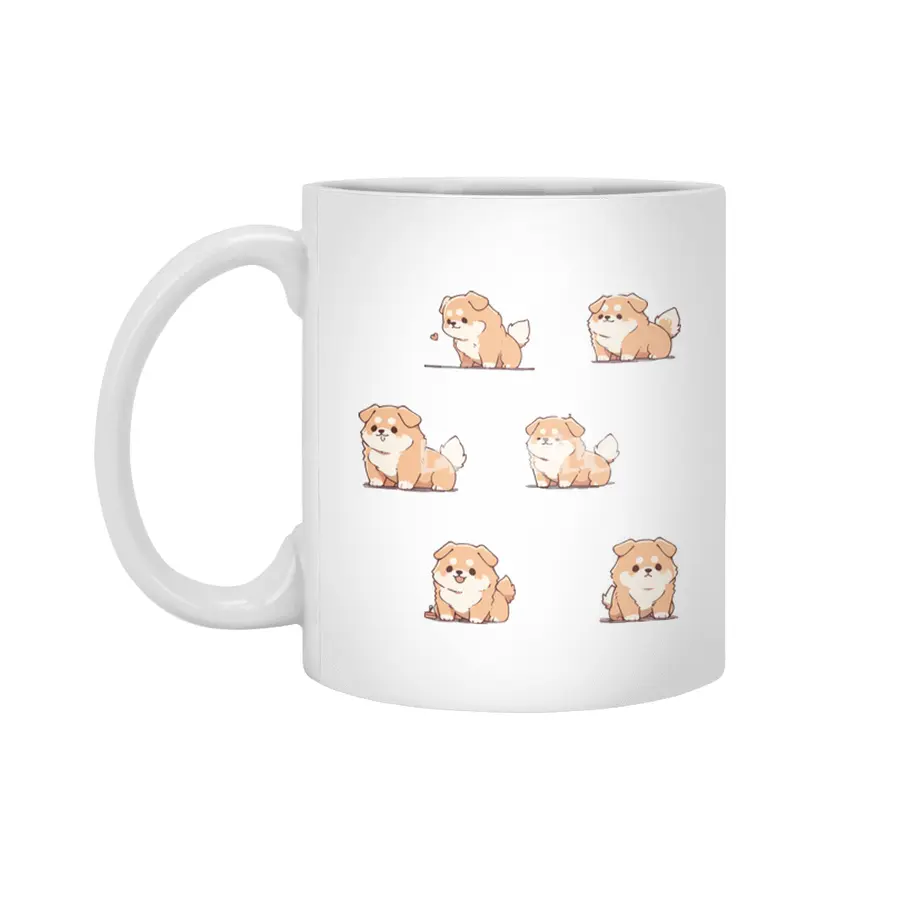 Cute Dog Beyaz Kupa