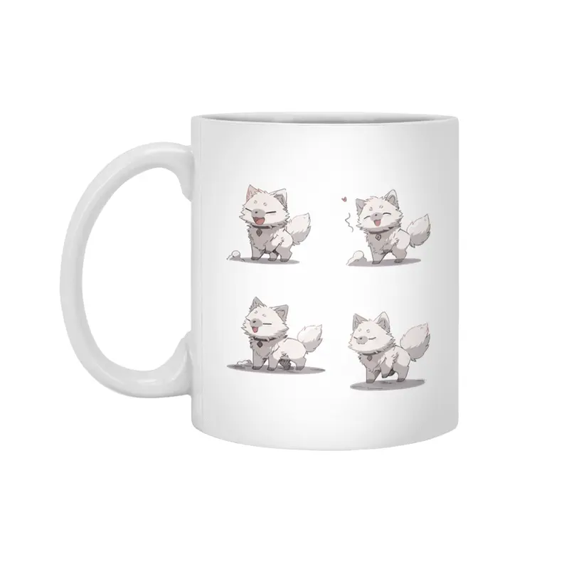 Cute Dog Beyaz Kupa