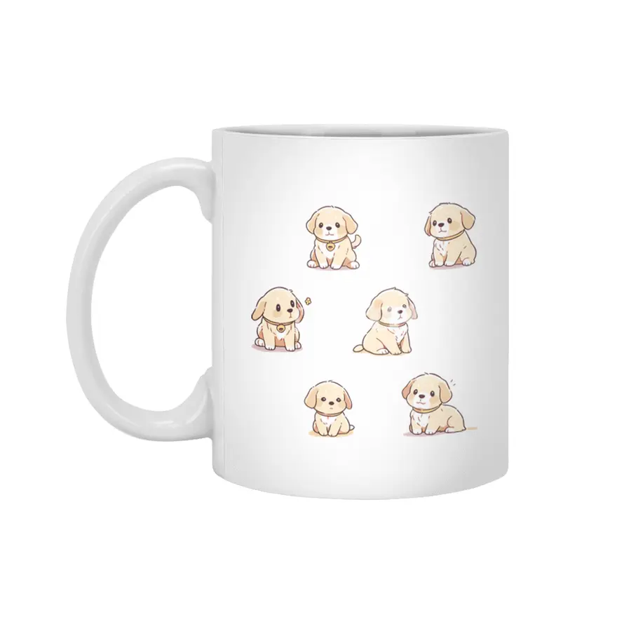 Cute Dog Beyaz Kupa